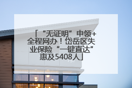 “无证明”申领+全程网办！岱岳区失业保险“一键直达”惠及5408人