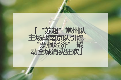 “苏超”常州队主场战南京队引爆“票根经济” 撬动全城消费狂欢