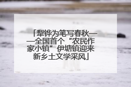 犁铧为笔写春秋——全国首个“农民作家小镇”伊塘镇迎来新乡土文学采风