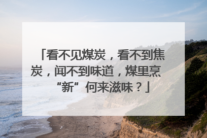 看不见煤炭，看不到焦炭，闻不到味道，煤里烹“新”何来滋味？