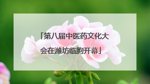 第八届中医药文化大会在潍坊临朐开幕