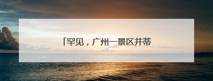罕见，广州一景区并蒂莲与三蒂莲同时盛放