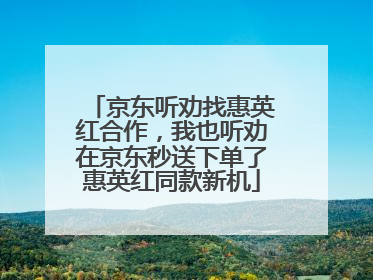 京东听劝找惠英红合作，我也听劝在京东秒送下单了惠英红同款新机
