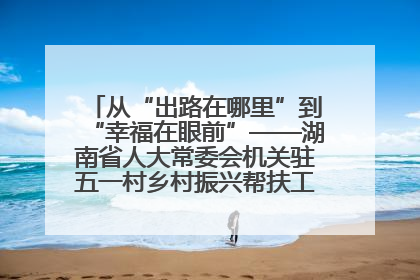 从“出路在哪里”到“幸福在眼前”——湖南省人大常委会机关驻五一村乡村振兴帮扶工作队书写振兴答卷