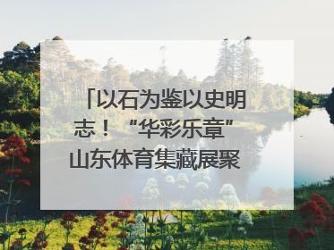 以石为鉴以史明志！“华彩乐章”山东体育集藏展聚焦“岱石丹心”
