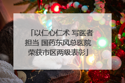 以仁心仁术 写医者担当 国药东风总医院荣获市区两级表彰