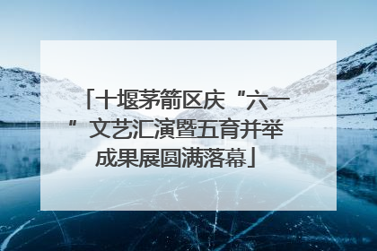 十堰茅箭区庆“六一”文艺汇演暨五育并举成果展圆满落幕