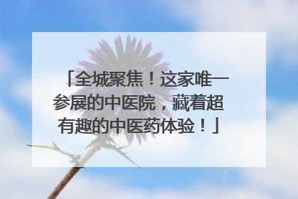 全城聚焦！这家唯一参展的中医院，藏着超有趣的中医药体验！