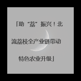 助“荔”振兴！北流荔枝全产业链带动特色农业升级