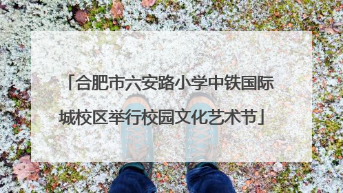 合肥市六安路小学中铁国际城校区举行校园文化艺术节