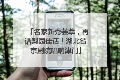 名家新秀荟萃，再谱梨园佳话！湖北省京剧院唱响津门