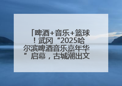 啤酒+音乐+篮球！武冈“2025哈尔滨啤酒音乐嘉年华”启幕，古城潮出文旅新活力