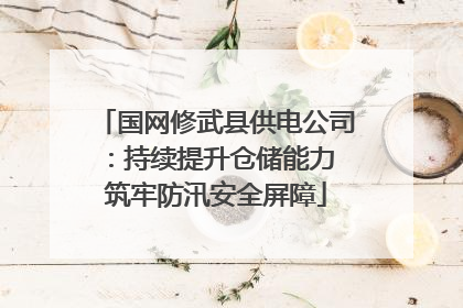国网修武县供电公司：持续提升仓储能力 筑牢防汛安全屏障