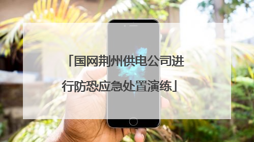 国网荆州供电公司进行防恐应急处置演练
