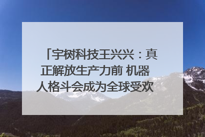 宇树科技王兴兴：真正解放生产力前 机器人格斗会成为全球受欢迎的赛事｜科技观察