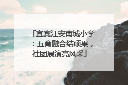 宜宾江安南城小学：五育融合结硕果，社团展演亮风采