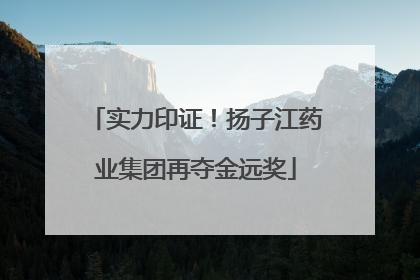 实力印证！扬子江药业集团再夺金远奖