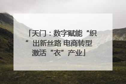 天门：数字赋能“织”出新丝路 电商转型激活“衣”产业