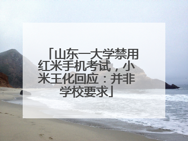 山东一大学禁用红米手机考试，小米王化回应：并非学校要求