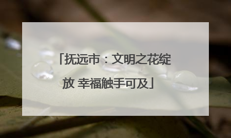 抚远市：文明之花绽放 幸福触手可及