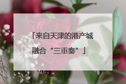 来自天津的港产城融合“三重奏”