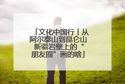 文化中国行丨从阿尔泰山到昆仑山 新疆岩壁上的“朋友圈”画的啥