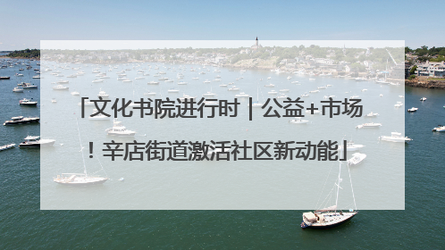 文化书院进行时｜公益+市场！辛店街道激活社区新动能