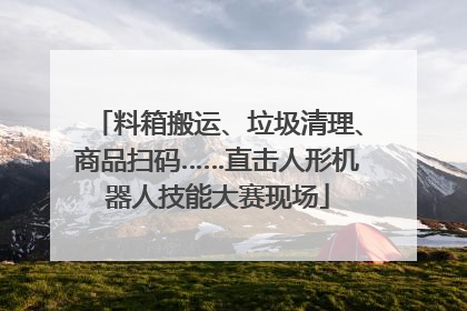 料箱搬运、垃圾清理、商品扫码……直击人形机器人技能大赛现场