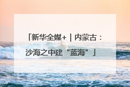 新华全媒+｜内蒙古：沙海之中建“蓝海”