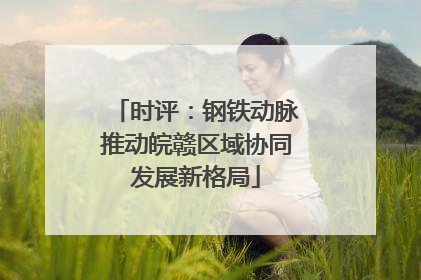 时评：钢铁动脉推动皖赣区域协同发展新格局
