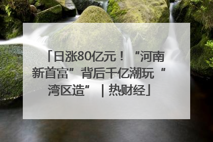 日涨80亿元！“河南新首富”背后千亿潮玩“湾区造”｜热财经