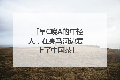 早C晚A的年轻人，在亮马河边爱上了中国茶