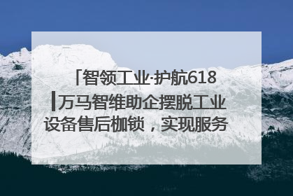 智领工业·护航618┃万马智维助企摆脱工业设备售后枷锁，实现服务与效能价值共振！