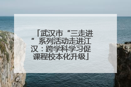 武汉市“三走进”系列活动走进江汉：跨学科学习促课程校本化升级