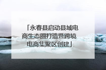 永春县启动县域电商生态圈打造暨跨境电商集聚区创建