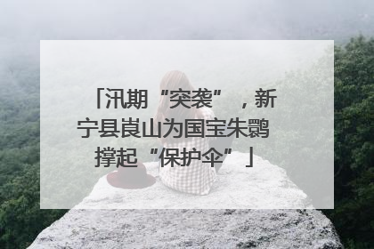 汛期“突袭”，新宁县崀山为国宝朱鹮撑起“保护伞”