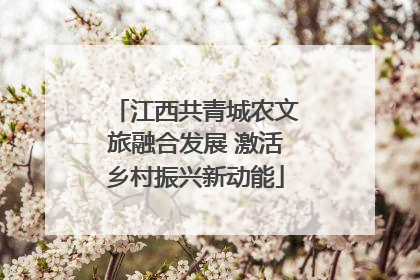 江西共青城农文旅融合发展 激活乡村振兴新动能