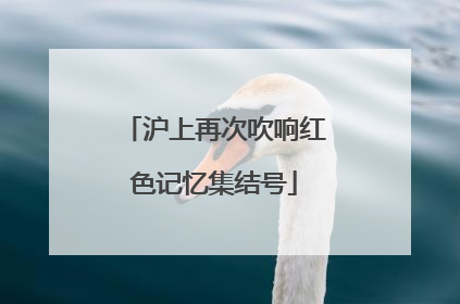 沪上再次吹响红色记忆集结号