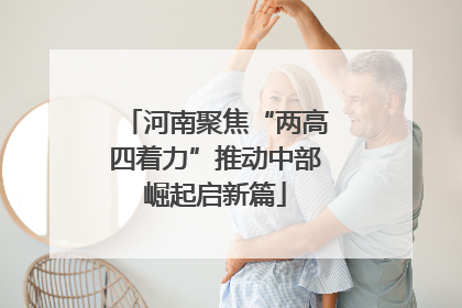 河南聚焦“两高四着力”推动中部崛起启新篇