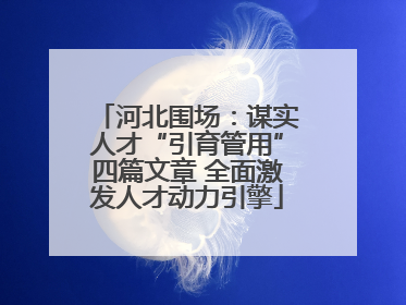 河北围场：谋实人才“引育管用”四篇文章 全面激发人才动力引擎