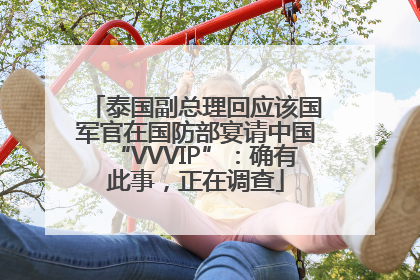 泰国副总理回应该国军官在国防部宴请中国“VVVIP”：确有此事，正在调查