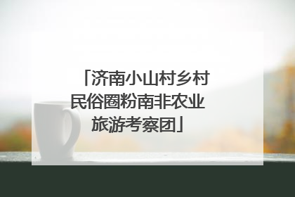 济南小山村乡村民俗圈粉南非农业旅游考察团