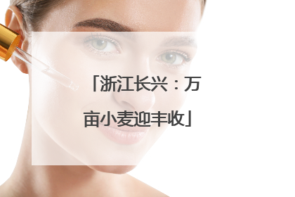 浙江长兴：万亩小麦迎丰收