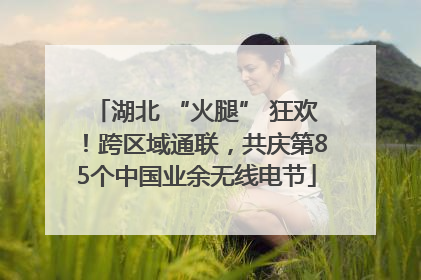 湖北 “火腿” 狂欢！跨区域通联，共庆第85个中国业余无线电节