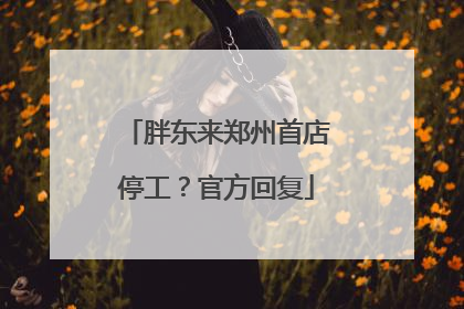 胖东来郑州首店停工？官方回复