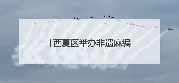 西夏区举办非遗麻编技艺阅读分享会 指尖技艺传递文化温度