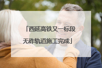 西延高铁又一标段无砟轨道施工完成