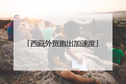 西藏外贸跑出加速度