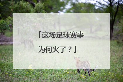 这场足球赛事为何火了？