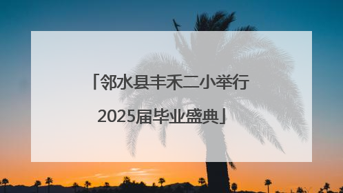 邻水县丰禾二小举行2025届毕业盛典